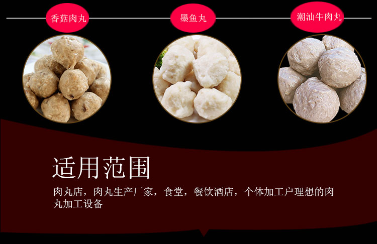 一款專業(yè)做潮汕牛肉丸子的挖勺式成型機(jī)(圖6)