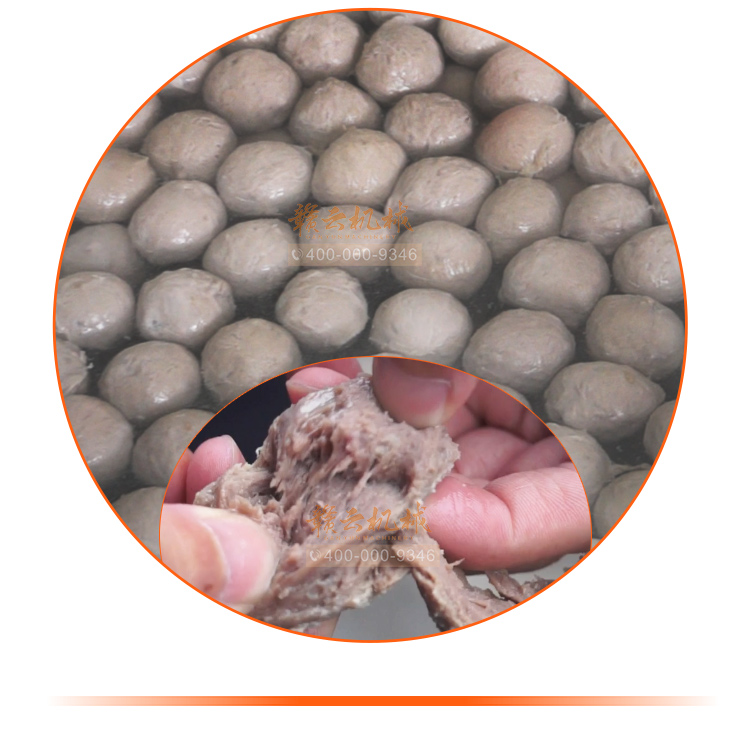 墨魚丸成型機(jī)自動挖勺式高速牛肉丸牛筋丸加工設(shè)備(圖13)