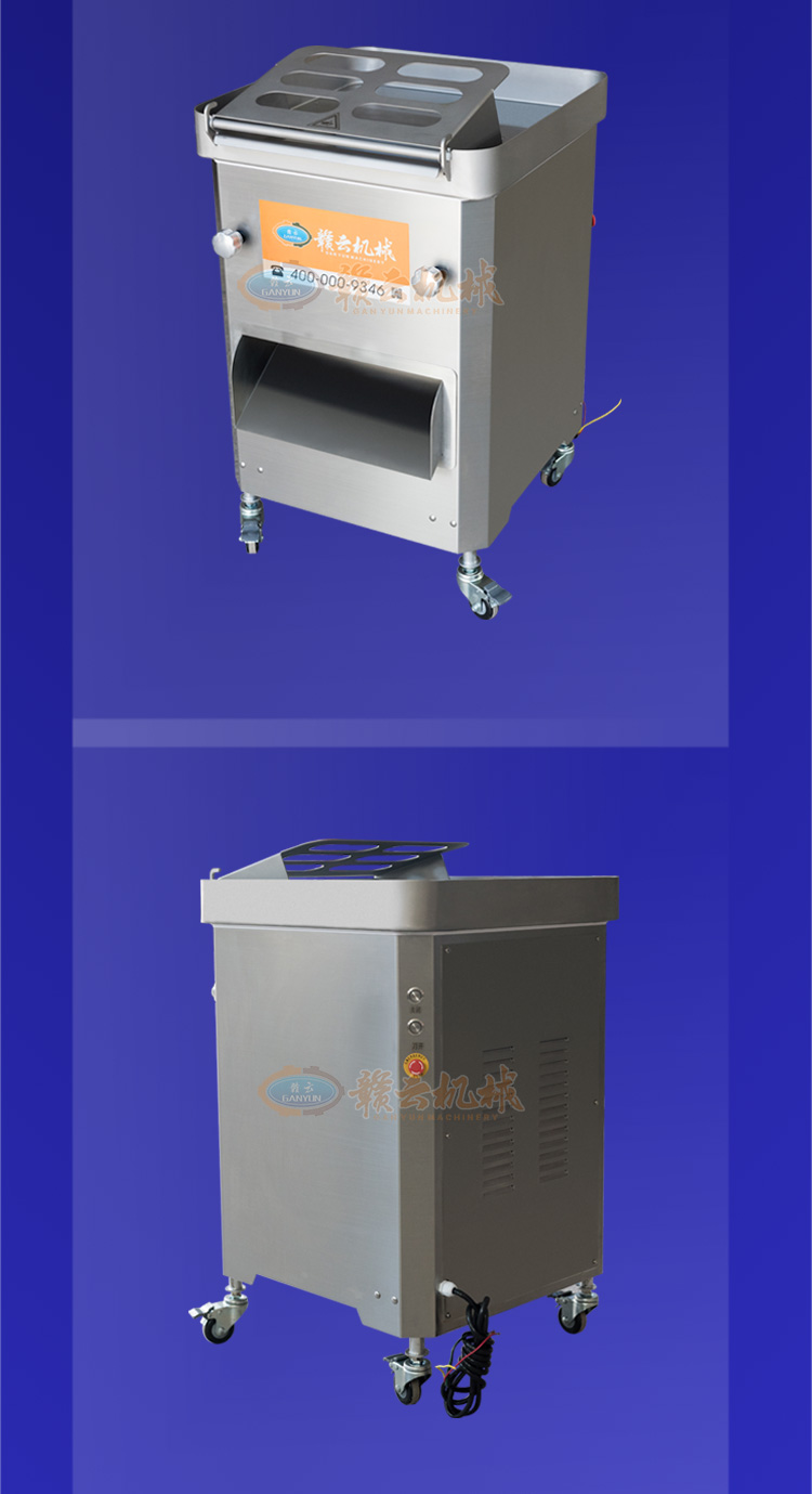 商用自動(dòng)開(kāi)肉條機(jī)器全不銹鋼加工肉條肉塊機(jī)器大型開(kāi)肉條機(jī)(圖10)