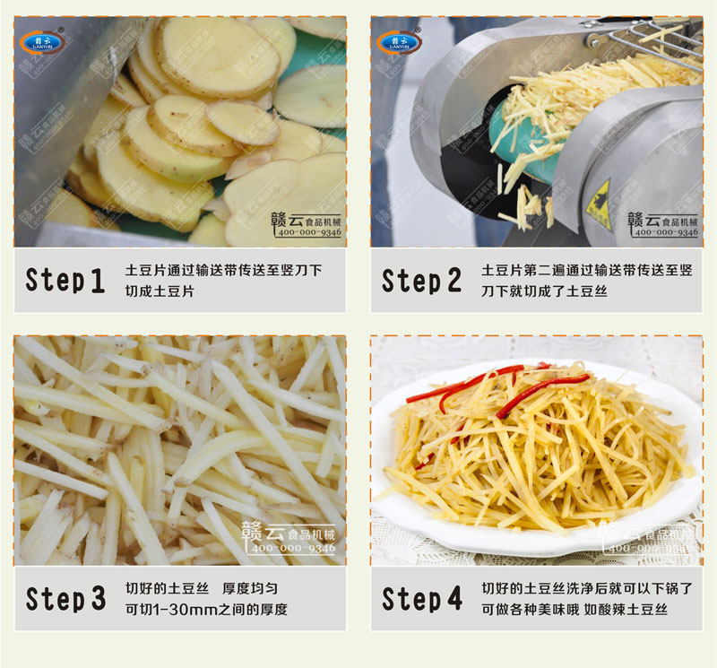 多功能切菜機(jī)食堂切菜設(shè)備價(jià)格切筍絲機(jī)靈芝切片機(jī)(圖5)