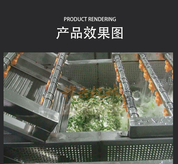 商用全自動(dòng)氣泡清洗機(jī) 果蔬凈菜加工設(shè)備流水線(圖18)