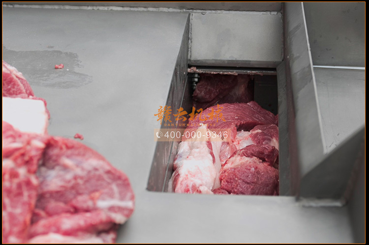贛云牌350型切肉丁機(jī)凍肉鮮肉切絲切丁，切肉丁機(jī)生產(chǎn)廠家(圖21)