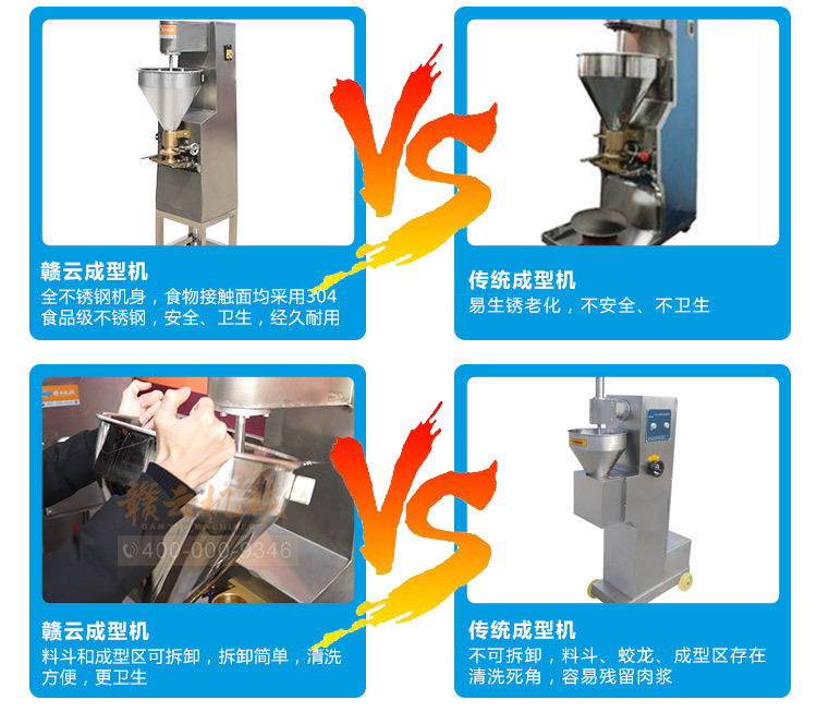 肉丸加工成型機(jī)生產(chǎn)廠家 專(zhuān)業(yè)加工生產(chǎn)魚(yú)丸的設(shè)備(圖3)